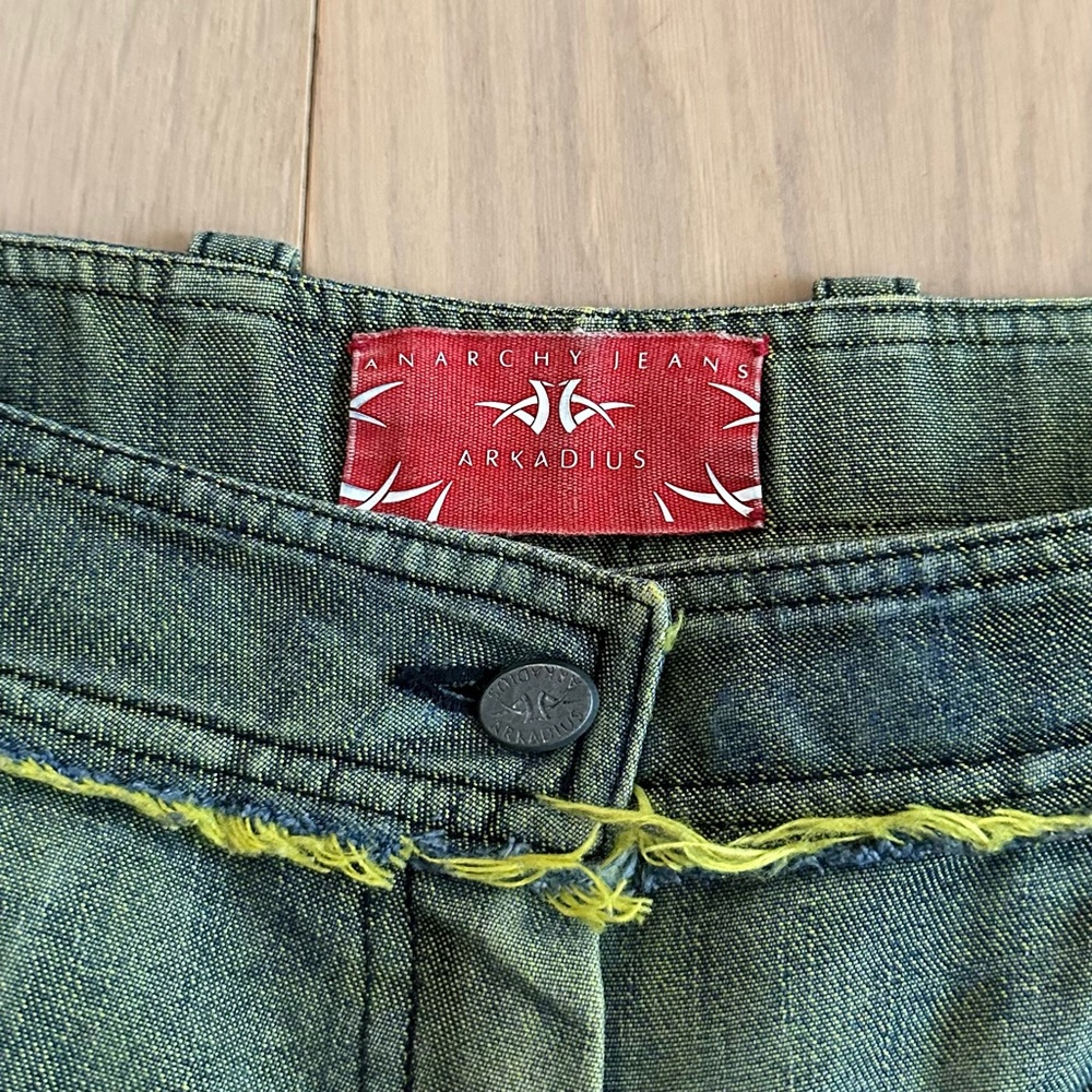 Arkadius Anarchy Jeans Distressed Patchwork Jeans… - image 9